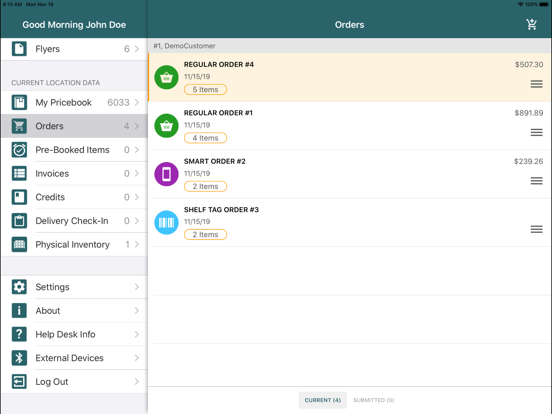 Vistar VOIS iPad screenshot 4 - Business app