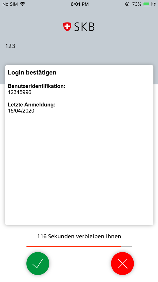 #5. SKB-Login-App (iOS) By: Sparkasse Bundespersonal SKB