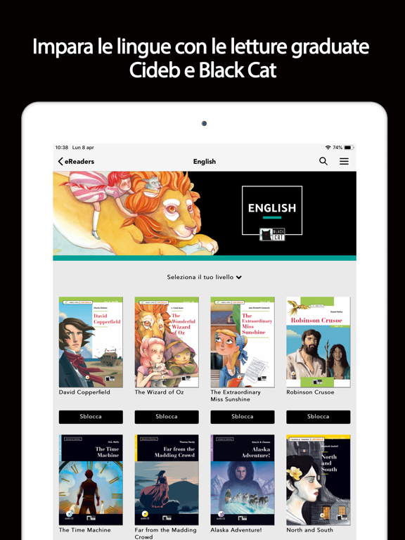 eReaders Black Cat - Cideb iPad screenshot 1
