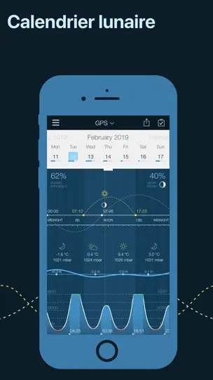 Capture d'écran de Fishing Calendar, Fish Finder sur iPhone 1