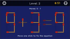 Math Sticks - Puzzle Game screenshot 1