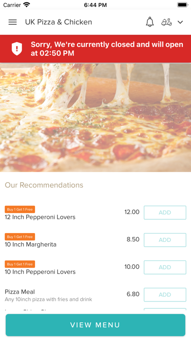UK Pizza & Chicken Screenshot