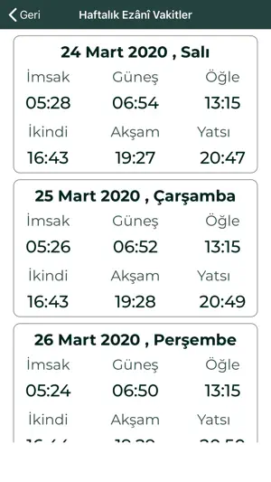 Saatli Maarif Takvimi screenshot 3