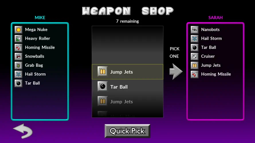Pocket Tanks Deluxe screenshot 4