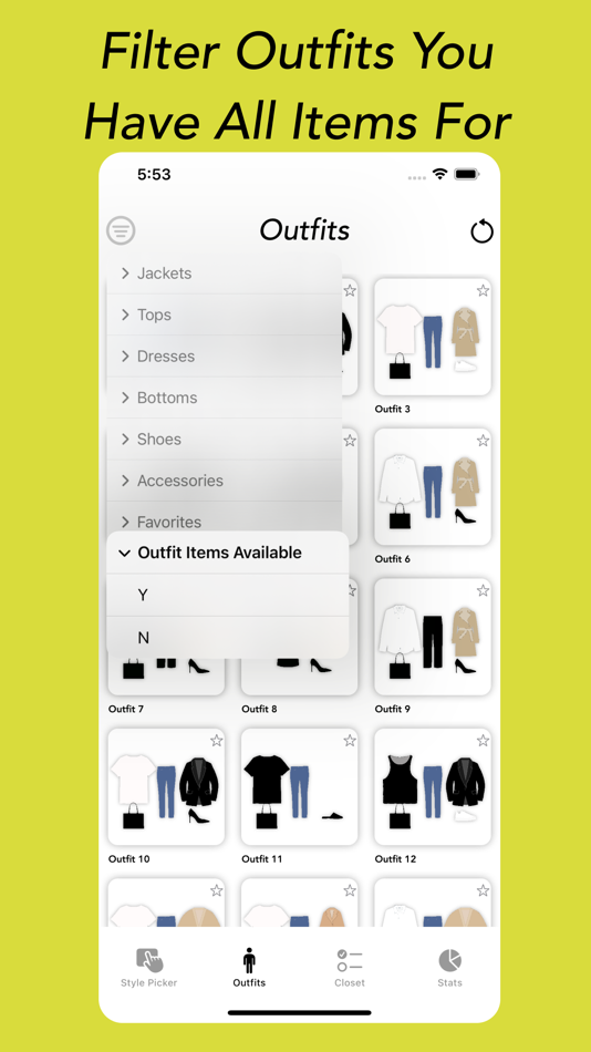 #9. Capsule Wardrobe Builder (iOS) 由: Jennifer Bush