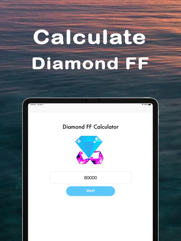 Diamond FF for FreeFirer iPad screenshot 1 - Utilities app