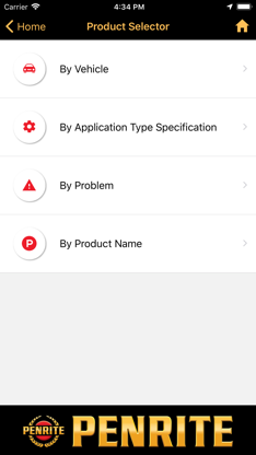 Product Selector screenshot 1