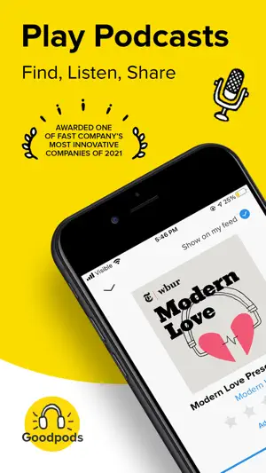 Goodpods: Podcast Player screenshot 1