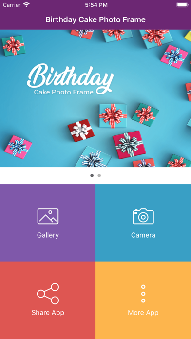 Screenshot #1 pour Birthday Photo Editor & Frame