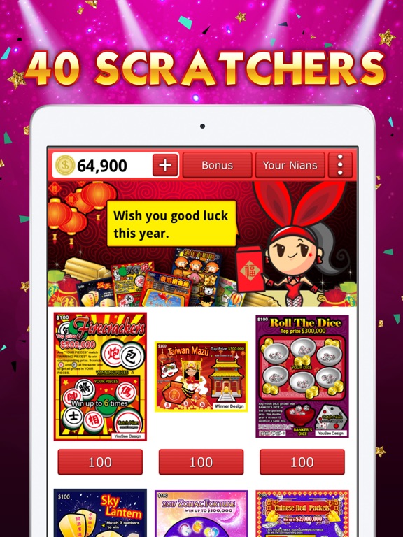 Screenshot #4 pour Lottery Scratch Off Mahjong