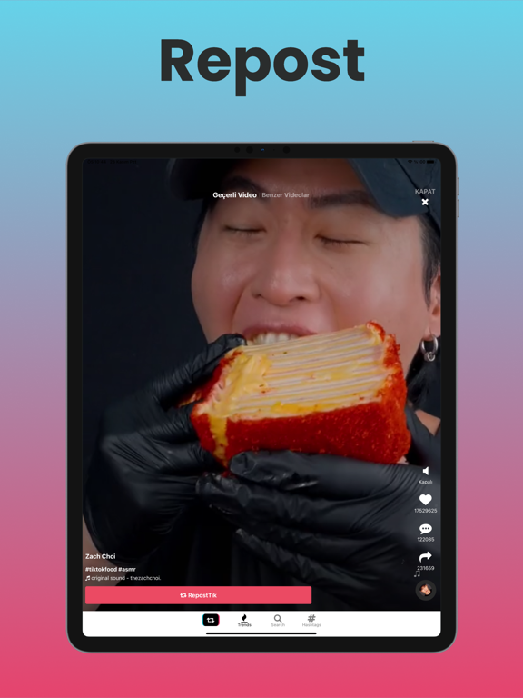Screenshot #5 pour ReposterTik - Save Tik Video