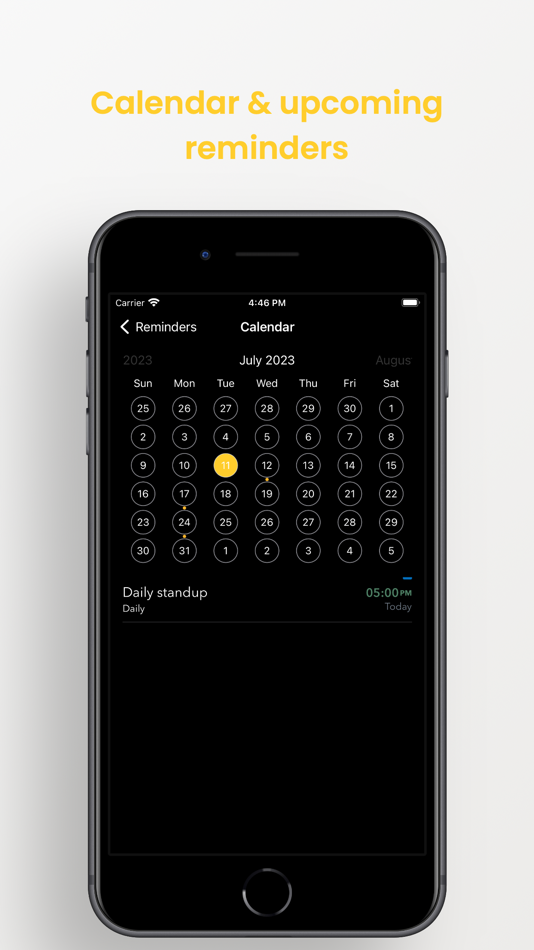 #6. Reminder - Smart Schedule (iOS) 由: Egzon Pllana