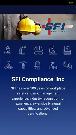SFI Safety App screenshot 1