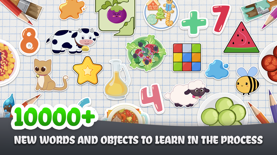 #5. Kids App AI - learning games (iOS) 由: Learning Games for Baby Kids and Toddlers Inc.