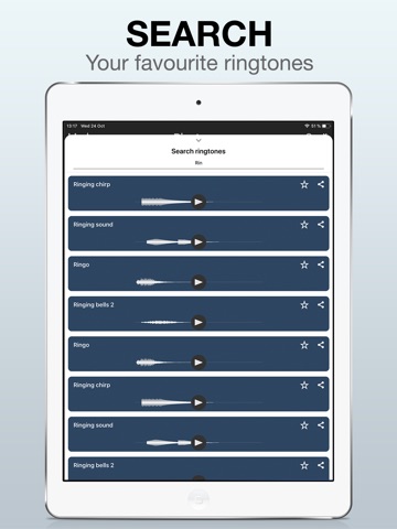 Ringtones· iPad screenshot