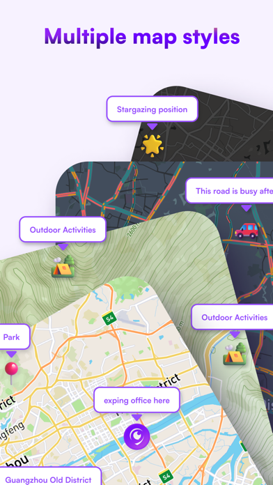 exping-Trip Planner,Travel Map Screenshot