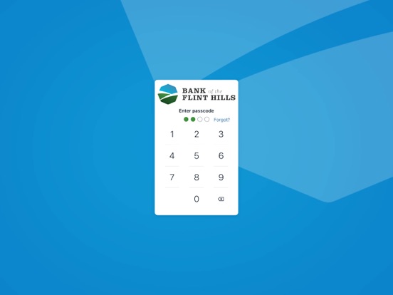 Bank Flint Hills iPad screenshot 2 - Finance app