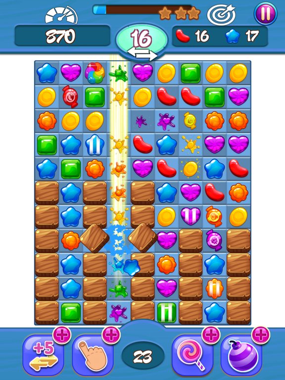 Jelly Crush - Match 3 Puzzles iPad screenshot
