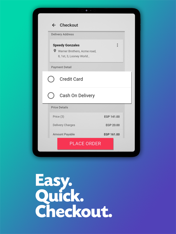 VOO: a mart in an app iPad screenshot 5 - Food & Drink app