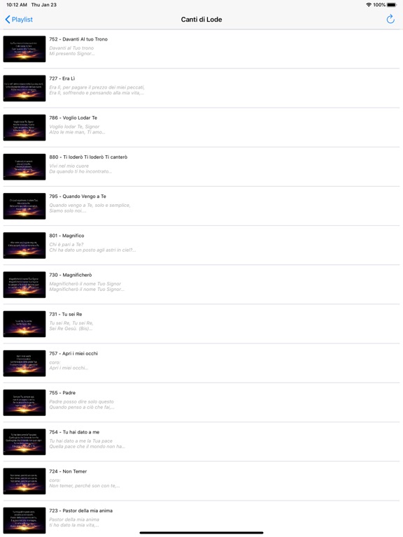 Parole di Vita iPad screenshot