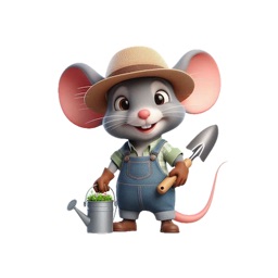 Gardener Mouse Stickers