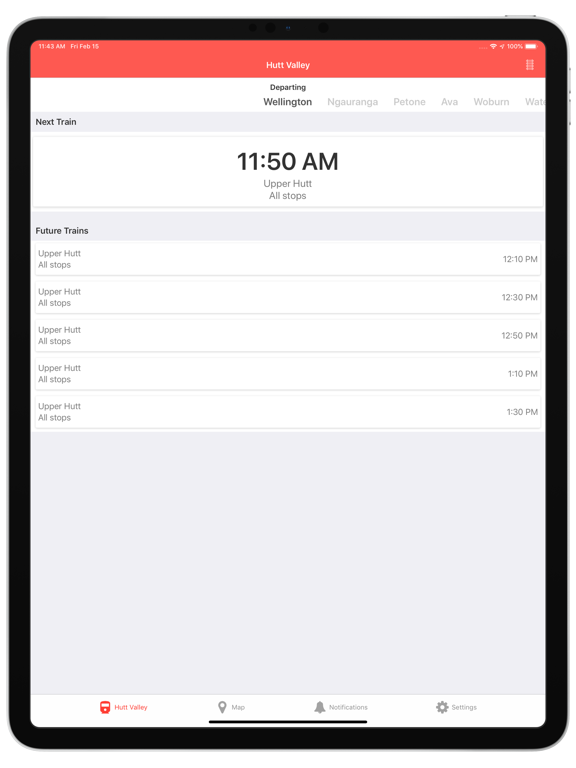 Screenshot #4 pour Wellington Trains