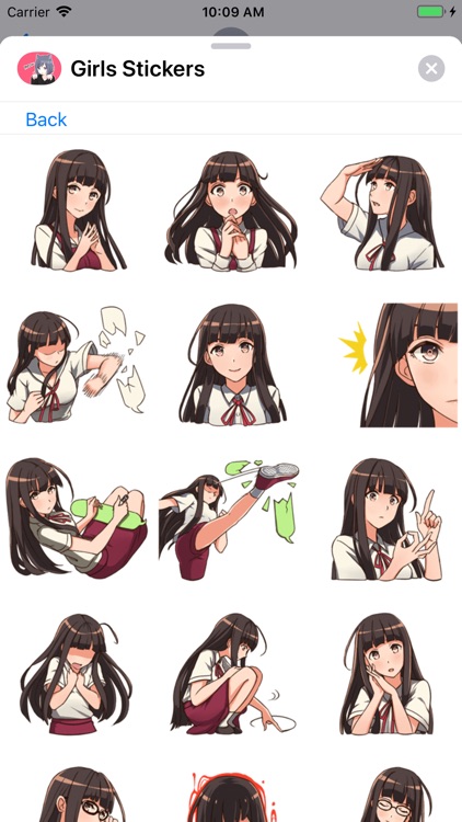 Girls Stickers screenshot-3