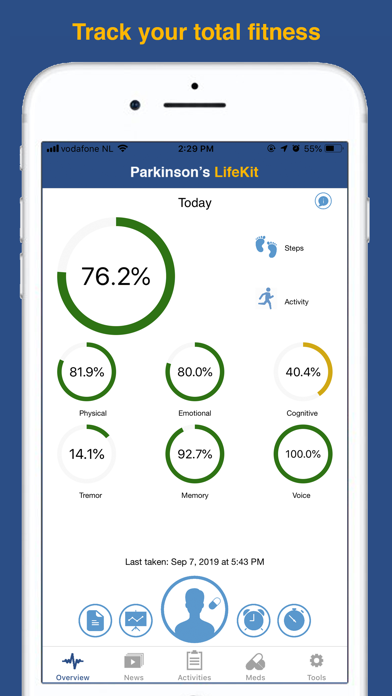 Parkinson's LifeKit screenshot