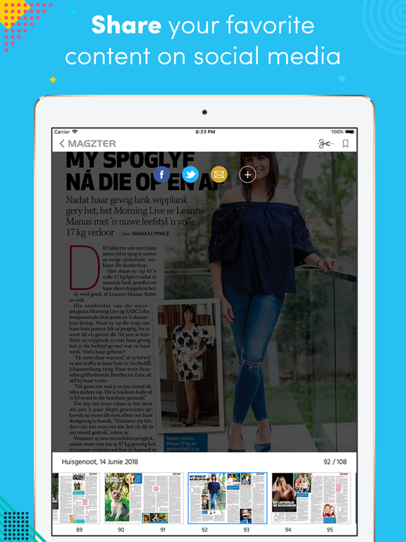 Huisgenoot iPad screenshot 4 - Magazines & Newspapers app