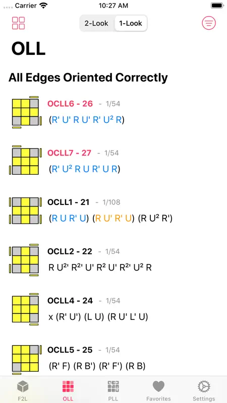 Cube CFOP: F2L, OLL & PLL screenshot 1 of 6