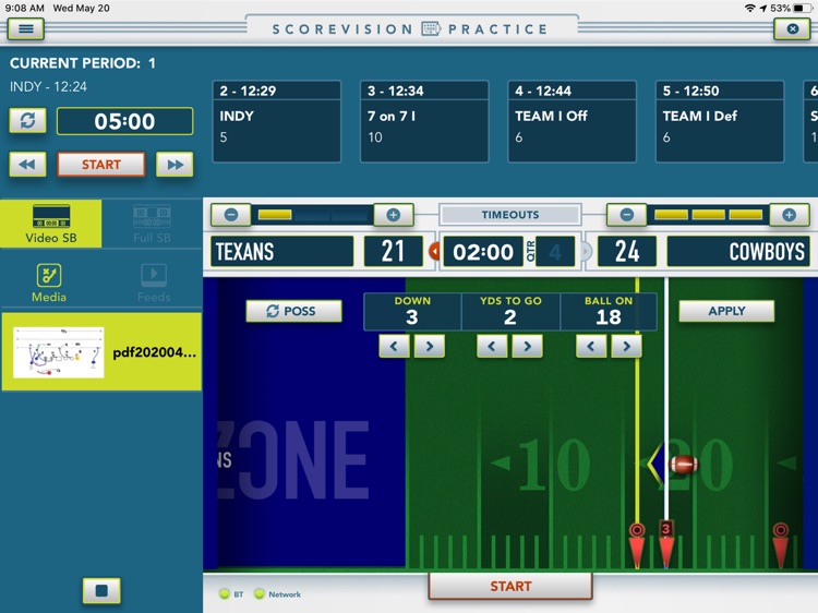 ScoreVision Practice FB