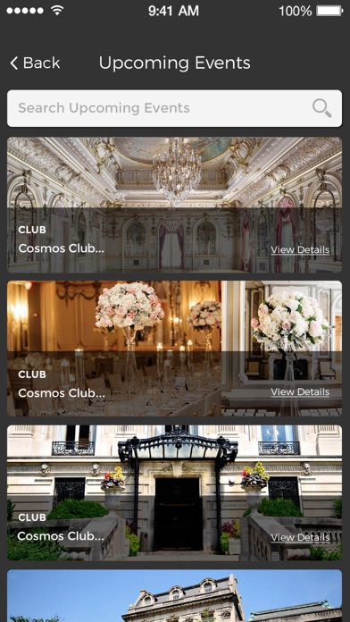Cosmos Club Washington DC Screenshot