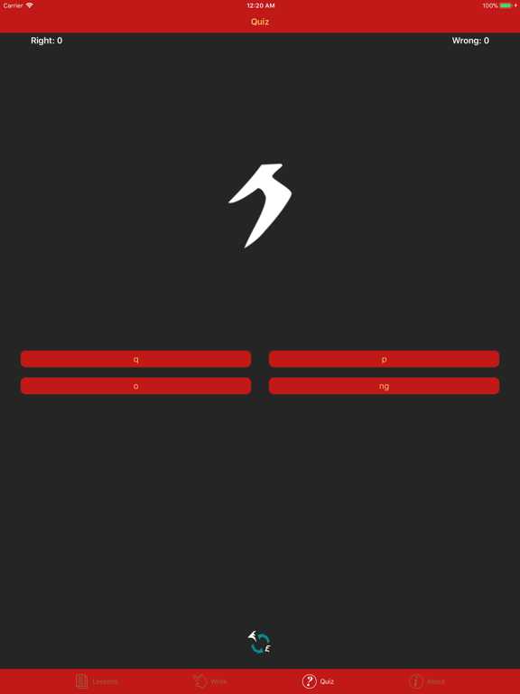 Learn Klingon Alphabet Now iPad screenshot 4 - Education app