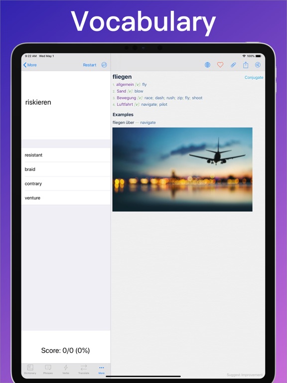German Translator Dictionary + iPad screenshot