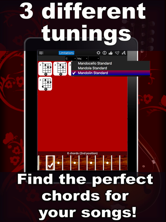 Screenshot #5 pour Mandolin Chords Compass Lite