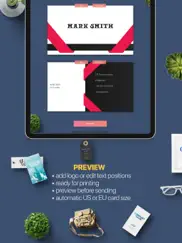 ai business card maker creator айпад изображения 4