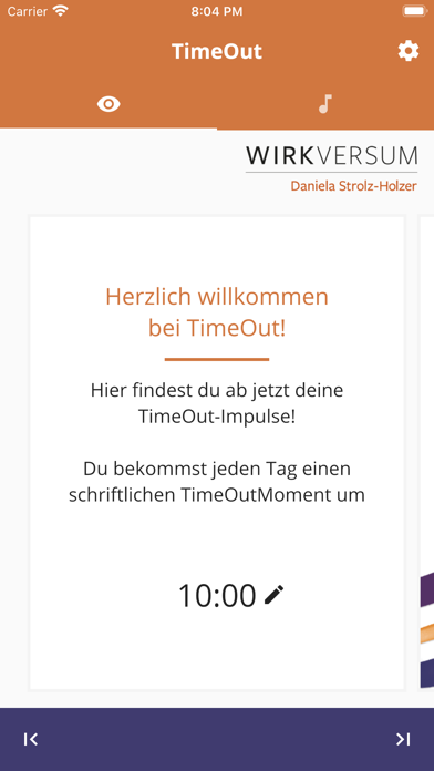 Screenshot #1 pour TimeOut - Wirkversum