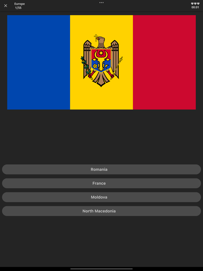 #6. Flag Quiz: world flags game (iOS) By: Taisuke Hosokawa