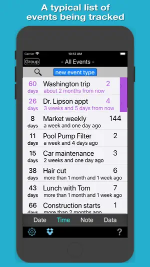 Event Logger 3.0 screenshot 1