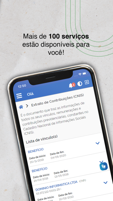 Meu INSS - Central de Serviços Screenshot