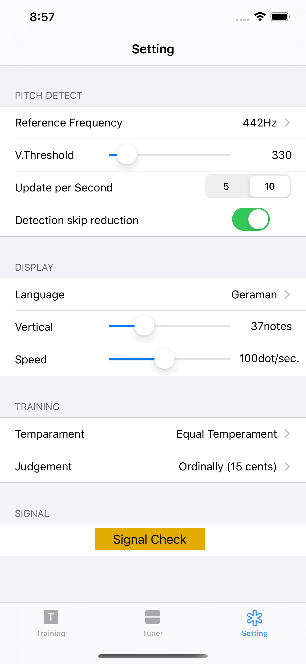 PitchTrainer: Music Tuner screenshot 4