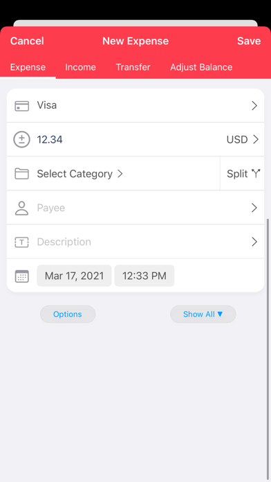 MoneyWiz 2025 Personal Finance Screenshot