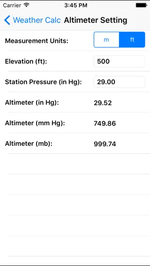 Weather Calc screenshot 4