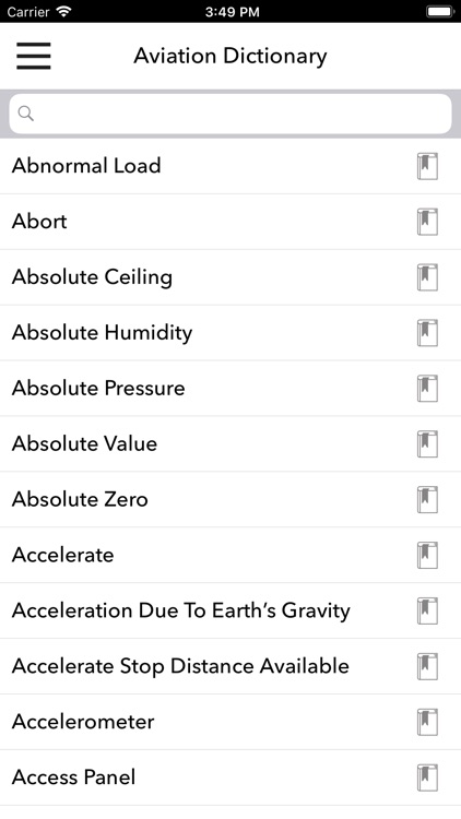 Aviation Dictionary - Offline