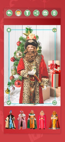 Tu foto con los reyes magos iPhone screenshot