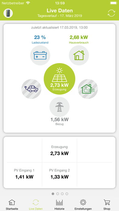 Screenshot #3 pour KOSTAL Solar App