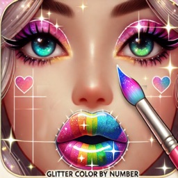 Glitter Coloring: Art Book