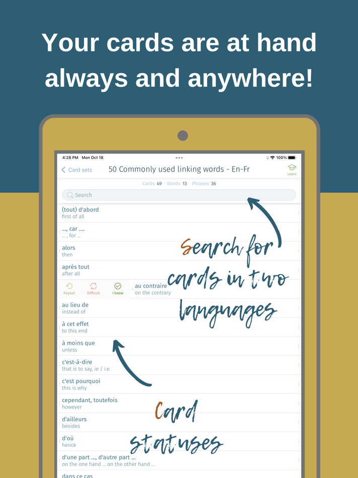 #9. MemoWord: FlashCards Maker app (iOS) 由: Elena Tikhonova