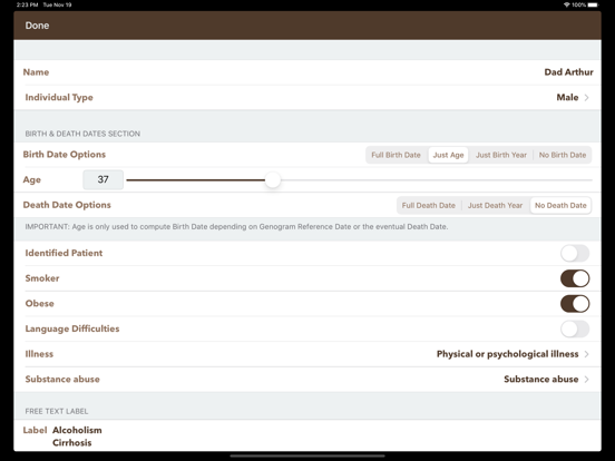 Screenshot #5 pour iGenogram: Genogram Editor