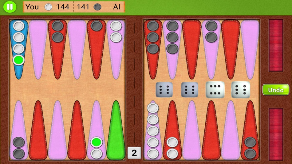 #4. Backgammon Unlimited (iOS) di: G Soft Team